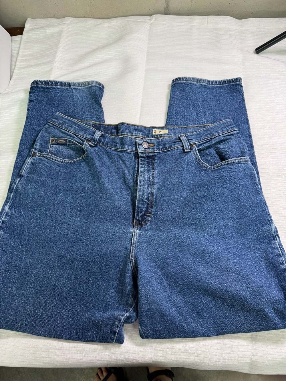 Riders by Lee Women's Jeans Size 18P Blue Denim Straight Leg